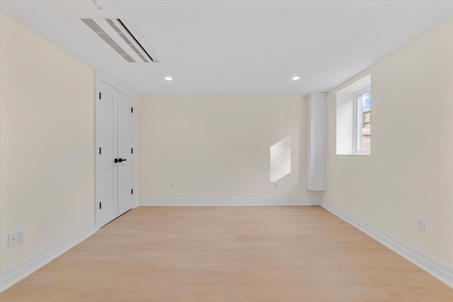 4 Haven Ln, Old Bethpage, NY 11804 - spare room featuring light wood finished floors and recessed lighting