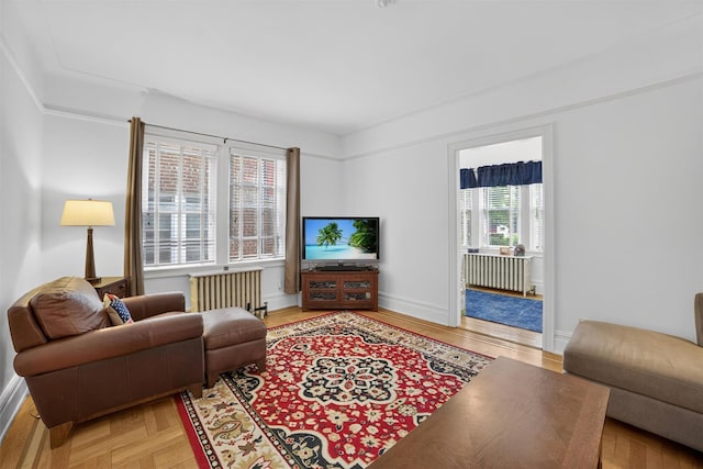 131 E 238th St, Bronx, NY 10470 - living room with baseboards