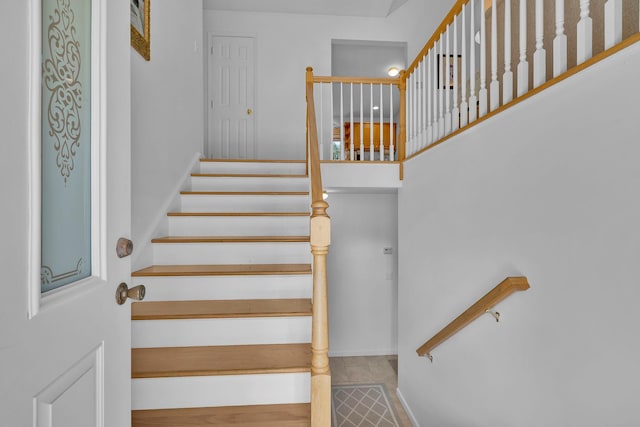 450 Mt Orange Rd, Middletown, NY 10940 - stairway featuring tile patterned flooring