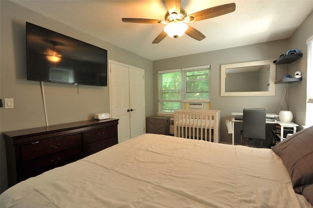 129-1 S Highland Ave Unit B6, Ossining, NY 10562 - bedroom with a ceiling fan