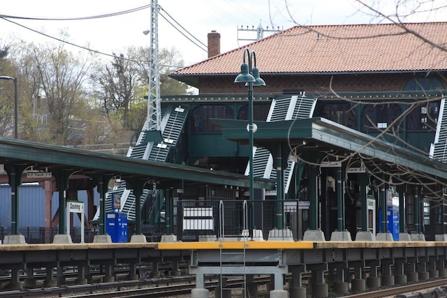 129-1 S Highland Ave Unit B6, Ossining, NY 10562 - back of property featuring a tiled roof and a chimney