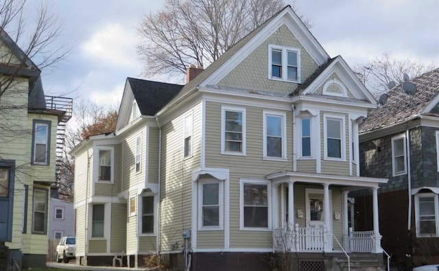 306 Church St, Poughkeepsie, NY 12601 - victorian house with covered porch