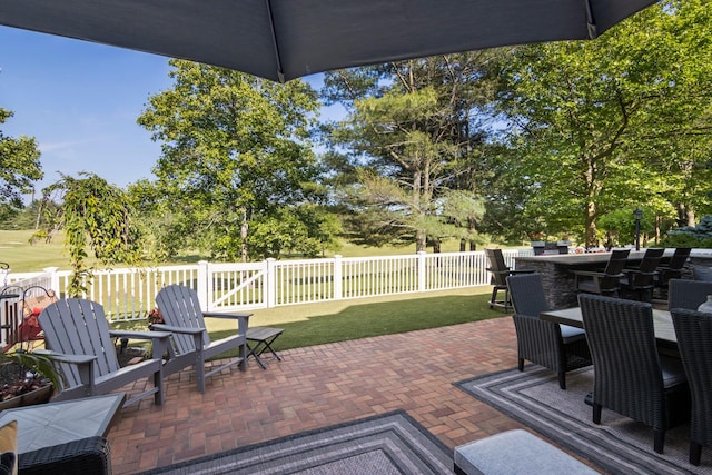 62 Hamlet Dr, Commack, NY 11725 - view of patio with view of scattered trees