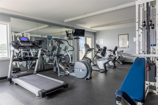 600 Clarence Ave Unit 2H, Bronx, NY 10465 - view of gym