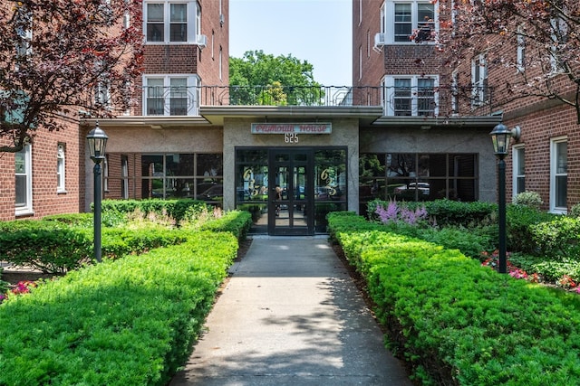 625 Gramatan Ave Unit 6L, Fleetwood, NY 10552 - entrance to property with french doors and brick siding