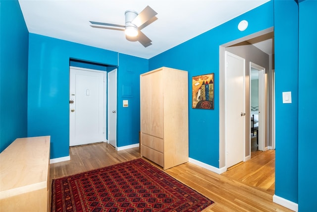 625 Gramatan Ave Unit 6L, Fleetwood, NY 10552 - entrance foyer featuring wood finished floors and ceiling fan