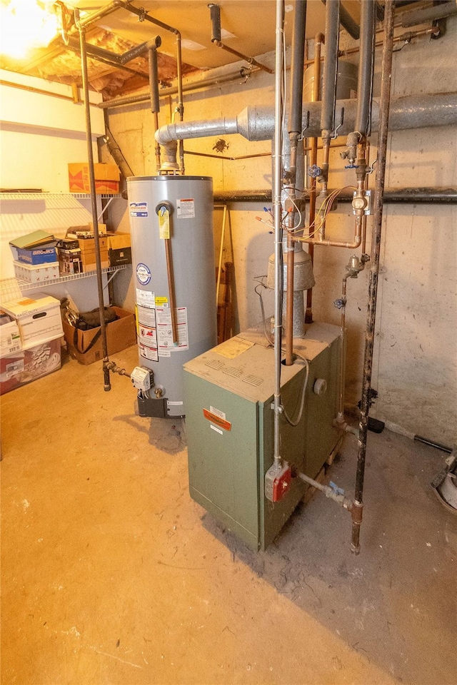 25 Briarwood Dr, Wappingers Falls, NY 12590 - utilities featuring gas water heater and a heating unit