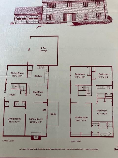 25 Briarwood Dr, Wappingers Falls, NY 12590 - view of floor plan / room layout