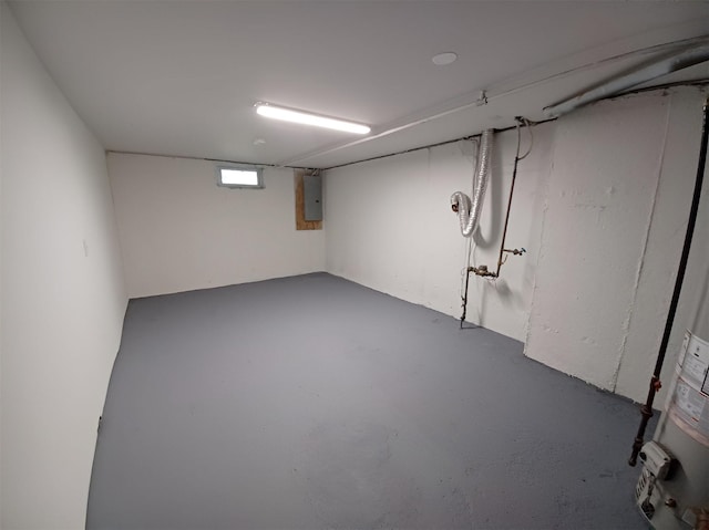 14 Laddie Rd, Middletown, NY 10941 - basement with electric panel and gas water heater