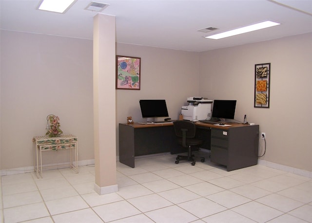 8 Long House Way, Commack, NY 11725 - office area with light tile patterned floors