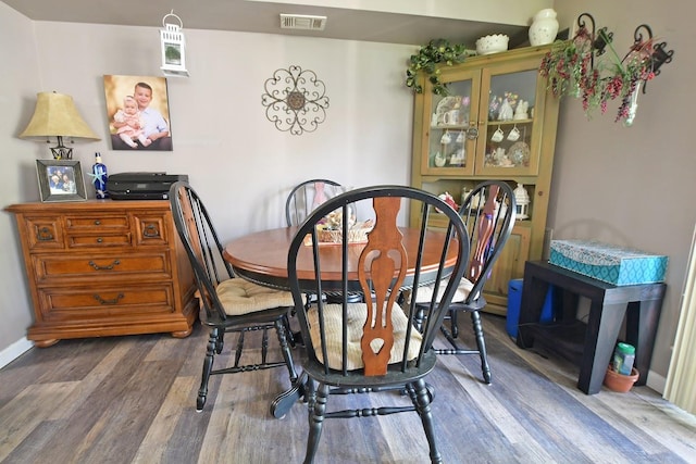 310 Fairview Cir, Middle Island, NY 11953 - dining space featuring wood finished floors and baseboards