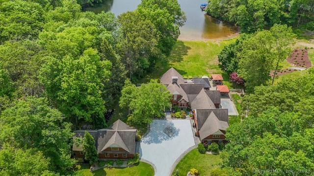 218 Kuhne Rd, Call Listing Agent, CT 06488 - aerial view of a nearby body of water