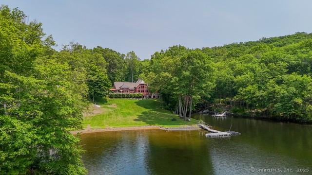 218 Kuhne Rd, Call Listing Agent, CT 06488 - water view featuring a heavily wooded area