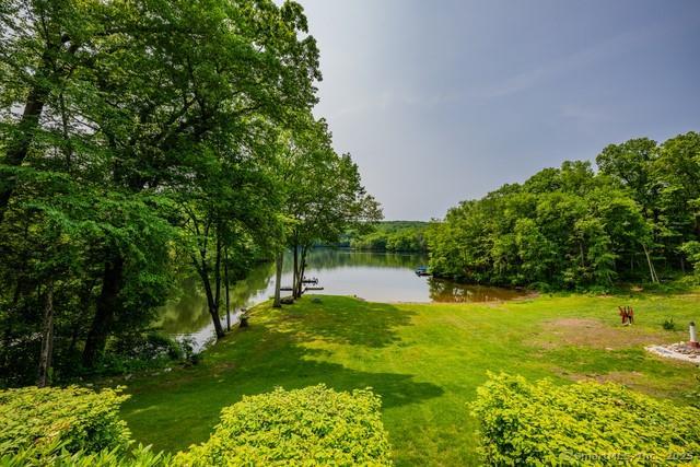218 Kuhne Rd, Call Listing Agent, CT 06488 - water view with a boat dock