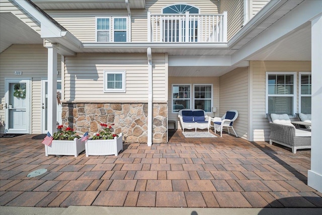 105 Captain S Way, Copiague, NY 11726 - patio / terrace with a patio area and an outdoor hangout area