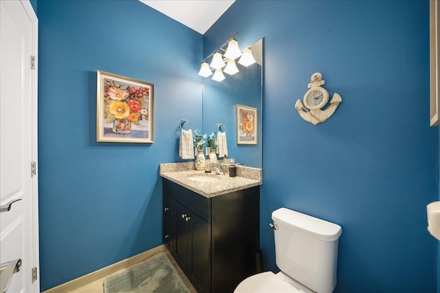 105 Captain S Way, Copiague, NY 11726 - half bath featuring vanity and toilet