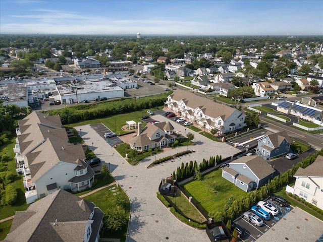 105 Captain S Way, Copiague, NY 11726 - aerial overview of property's location with nearby suburban area