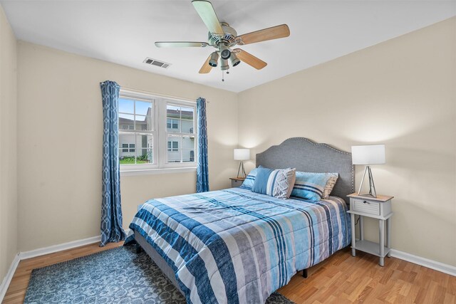 276 Temple Hill Rd Unit 1611, Vails Gate, NY 12553 - bedroom with wood finished floors and a ceiling fan
