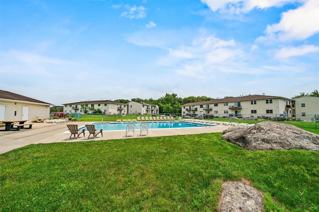276 Temple Hill Rd Unit 1611, Vails Gate, NY 12553 - outdoor pool with a residential view