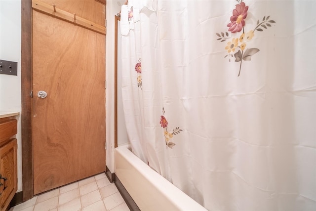 442 Main St, Grahamsville, NY 12740 - full bathroom featuring shower / bathtub combination with curtain and vanity