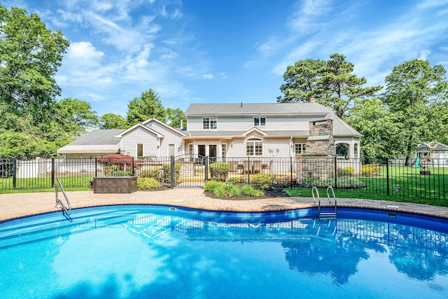 23 Antona Blvd, Centereach, NY 11720 - view of swimming pool with a patio