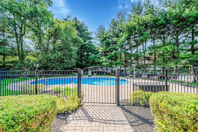 23 Antona Blvd, Centereach, NY 11720 - view of pool with view of scattered trees
