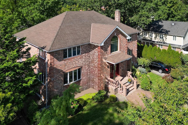 64-16 211th St, Bayside, NY 11364 - aerial view of property and surrounding area