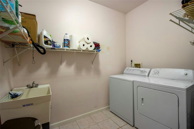 32 Gellatly Dr, Wappingers Falls, NY 12590 - laundry room featuring washer and dryer and light tile patterned floors