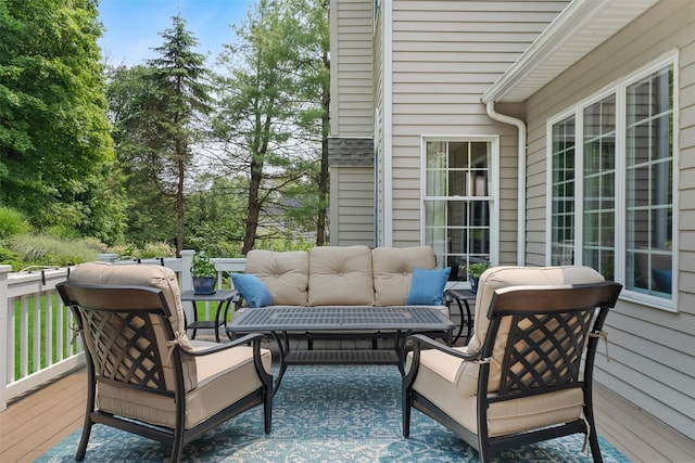 41 Carlton Dr, Mount Kisco, NY 10549 - wooden terrace featuring outdoor lounge area