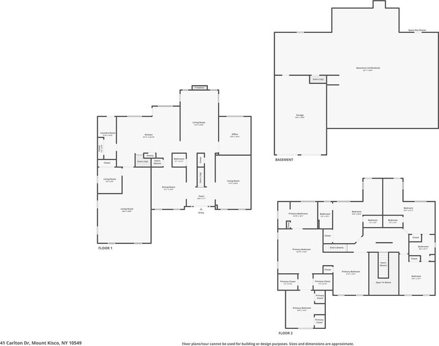 41 Carlton Dr, Mount Kisco, NY 10549 - view of room layout