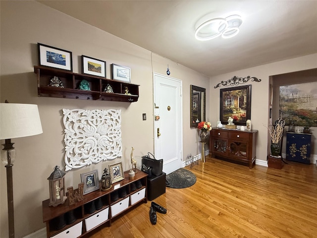 143-50 Hoover Ave Unit 302, Bayside, NY 11435 - entryway with light wood finished floors and baseboards