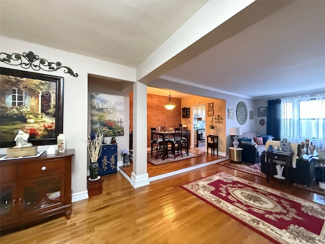 143-50 Hoover Ave Unit 302, Bayside, NY 11435 - living area featuring wood finished floors
