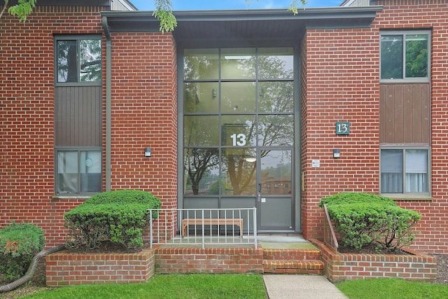 13 Darian Ct Unit 2B, Pomona, NY 10970 - view of exterior entry with brick siding