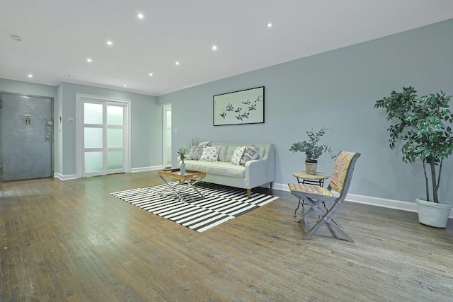 13 Darian Ct Unit 2B, Pomona, NY 10970 - living room with wood finished floors and recessed lighting