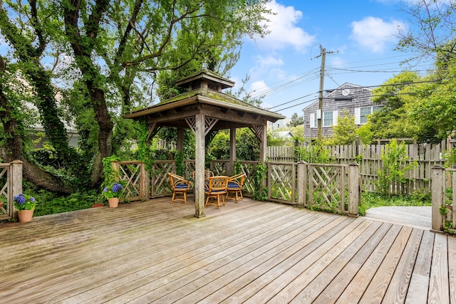 146 Doctors Walk, Cherry Grove, NY 11782 - deck featuring a gazebo