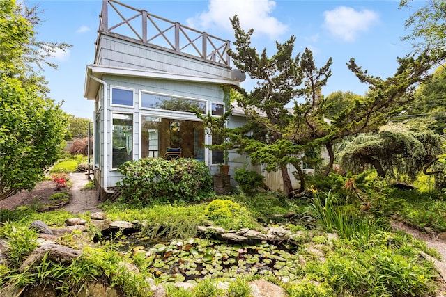 146 Doctors Walk, Cherry Grove, NY 11782 - view of front of property featuring a balcony