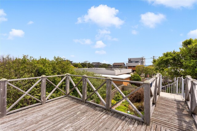 146 Doctors Walk, Cherry Grove, NY 11782 - view of wooden deck