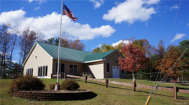 47 E Catskill Trl, Smallwood, NY 12778 - view of side of home with a metal roof