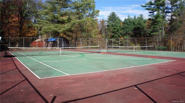 47 E Catskill Trl, Smallwood, NY 12778 - view of tennis court featuring community basketball court
