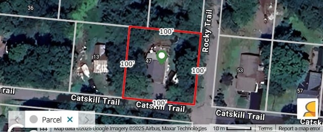 47 E Catskill Trl, Smallwood, NY 12778 - map of property location featuring property boundaries highlighted