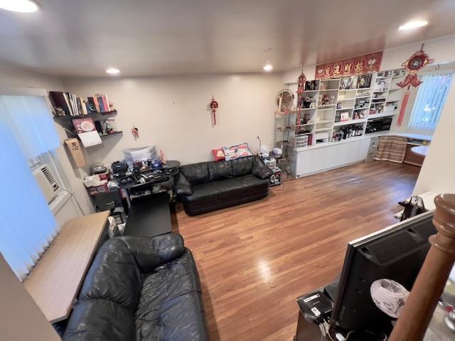 220-34 67th Ave Duplex, Unit Duplex, Bayside, NY 11364 - living room featuring wood finished floors and recessed lighting