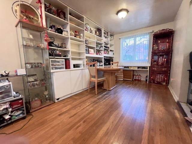 220-34 67th Ave Duplex, Unit Duplex, Bayside, NY 11364 - office area with dark wood-style flooring