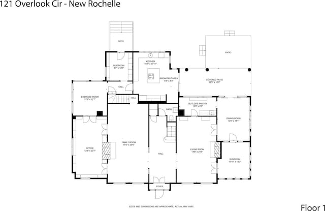 121 Overlook Cir, New Rochelle, NY 10804 - view of home floor plan