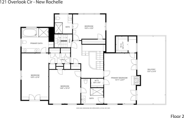 121 Overlook Cir, New Rochelle, NY 10804 - view of property floor plan