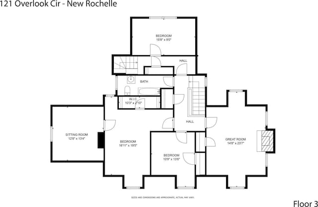 121 Overlook Cir, New Rochelle, NY 10804 - view of home floor plan