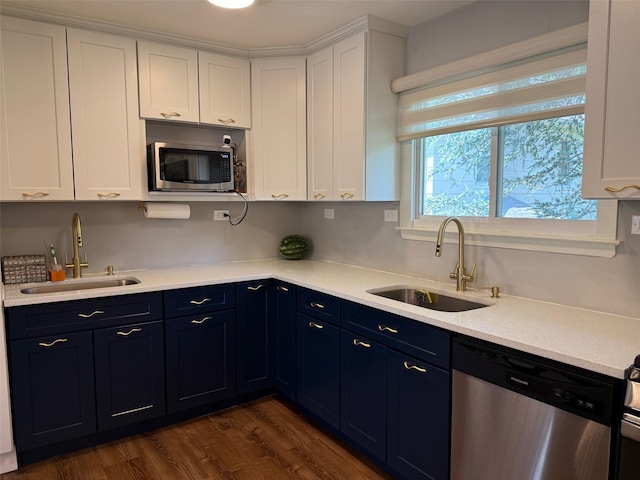 226LAURIELANE Laurie Ln, West Hempstead, NY 11552 - kitchen featuring stainless steel appliances, white cabinets, and light countertops