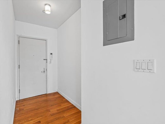 14 Hope St Unit 3F, Brooklyn, NY 11211 - entryway with electric panel and wood finished floors