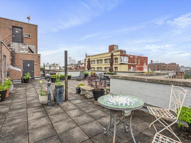14 Hope St Unit 3F, Brooklyn, NY 11211 - view of patio with a view of city