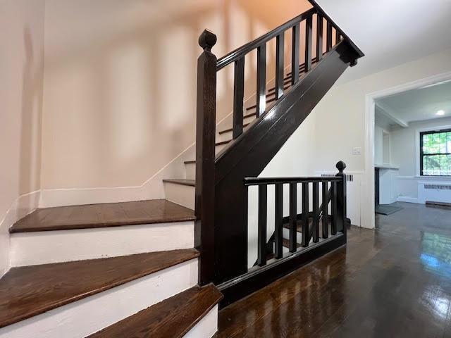 4118 Hill Ave, Bronx, NY 10466 - stairway featuring radiator