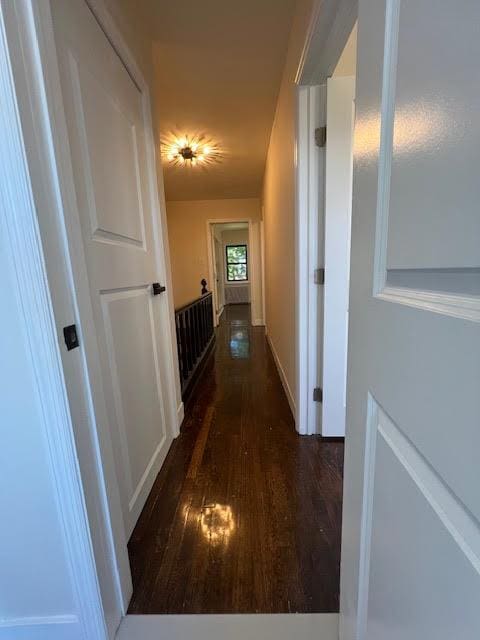 4118 Hill Ave, Bronx, NY 10466 - hall with dark wood-style flooring